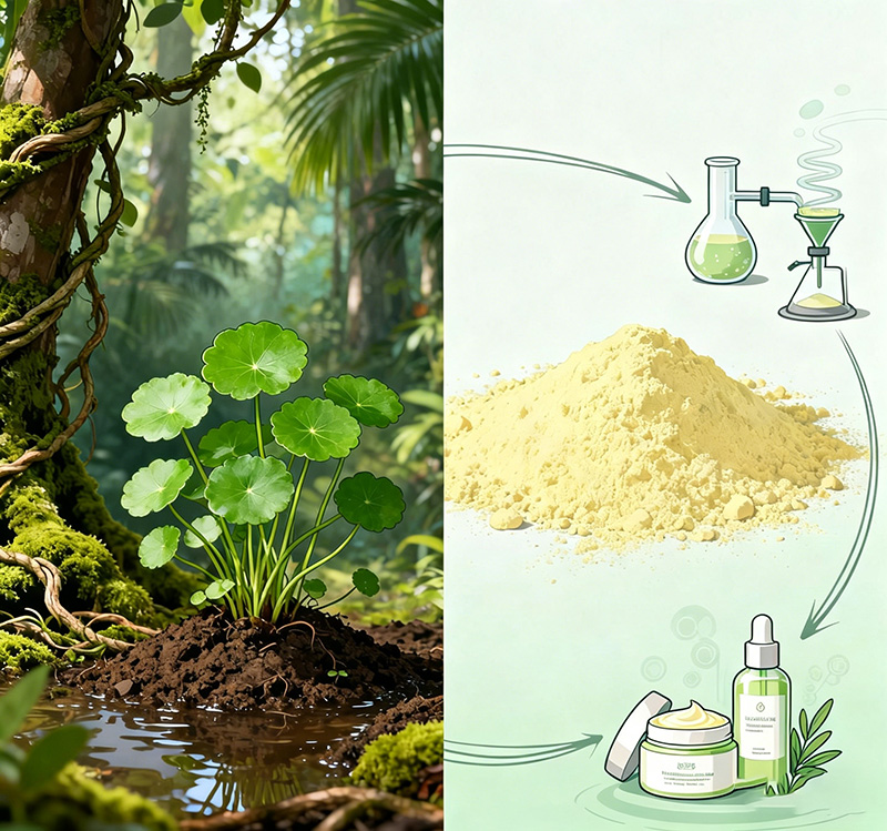 Asiaticoside Product process